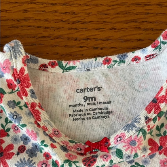 3 Girls 9M Floral Kids One Pieces Set Short Sleeved - Picture 5 of 7